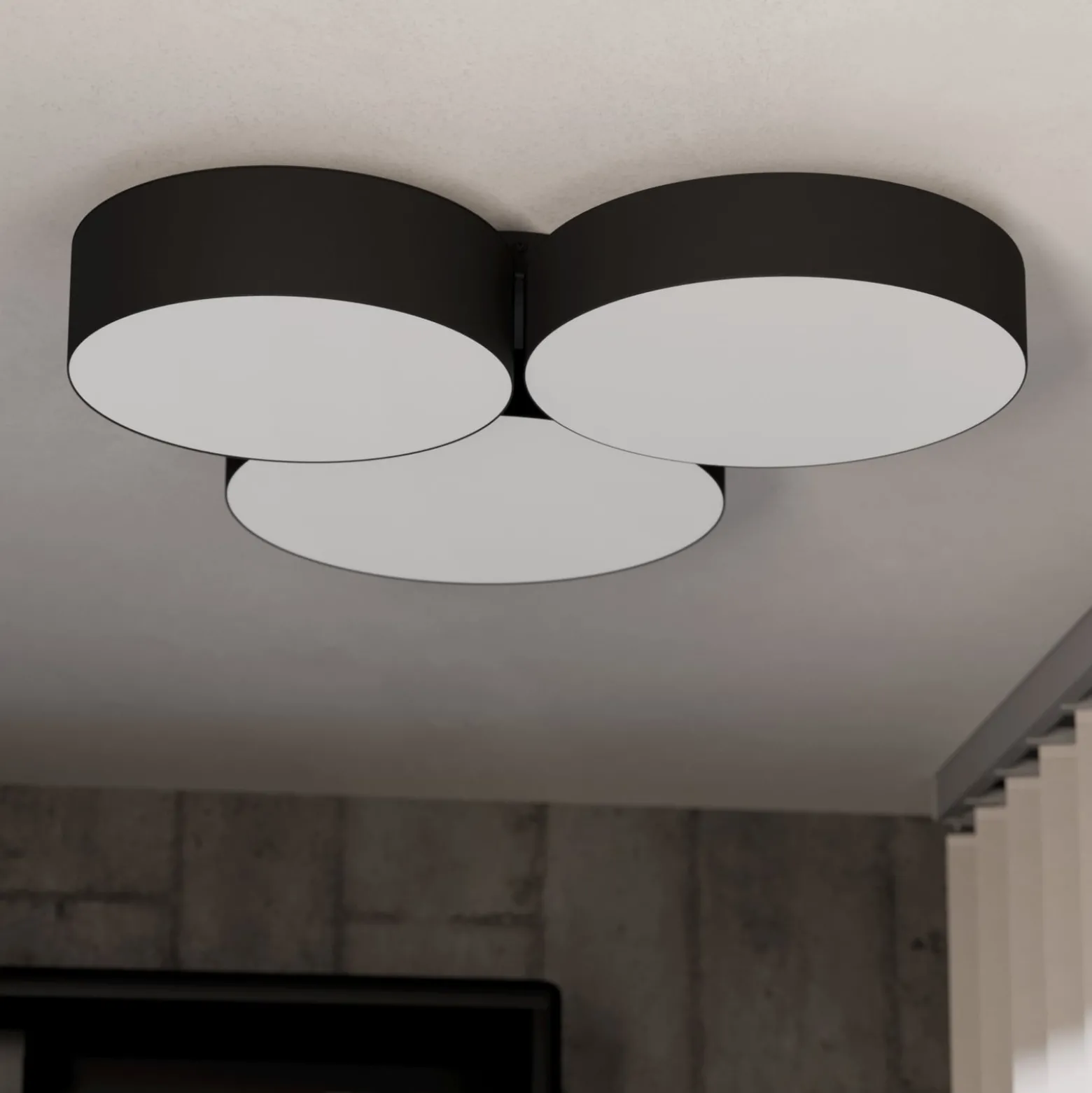 EGLO connect Smart LED-kattovalaisin Barbano-Z, musta