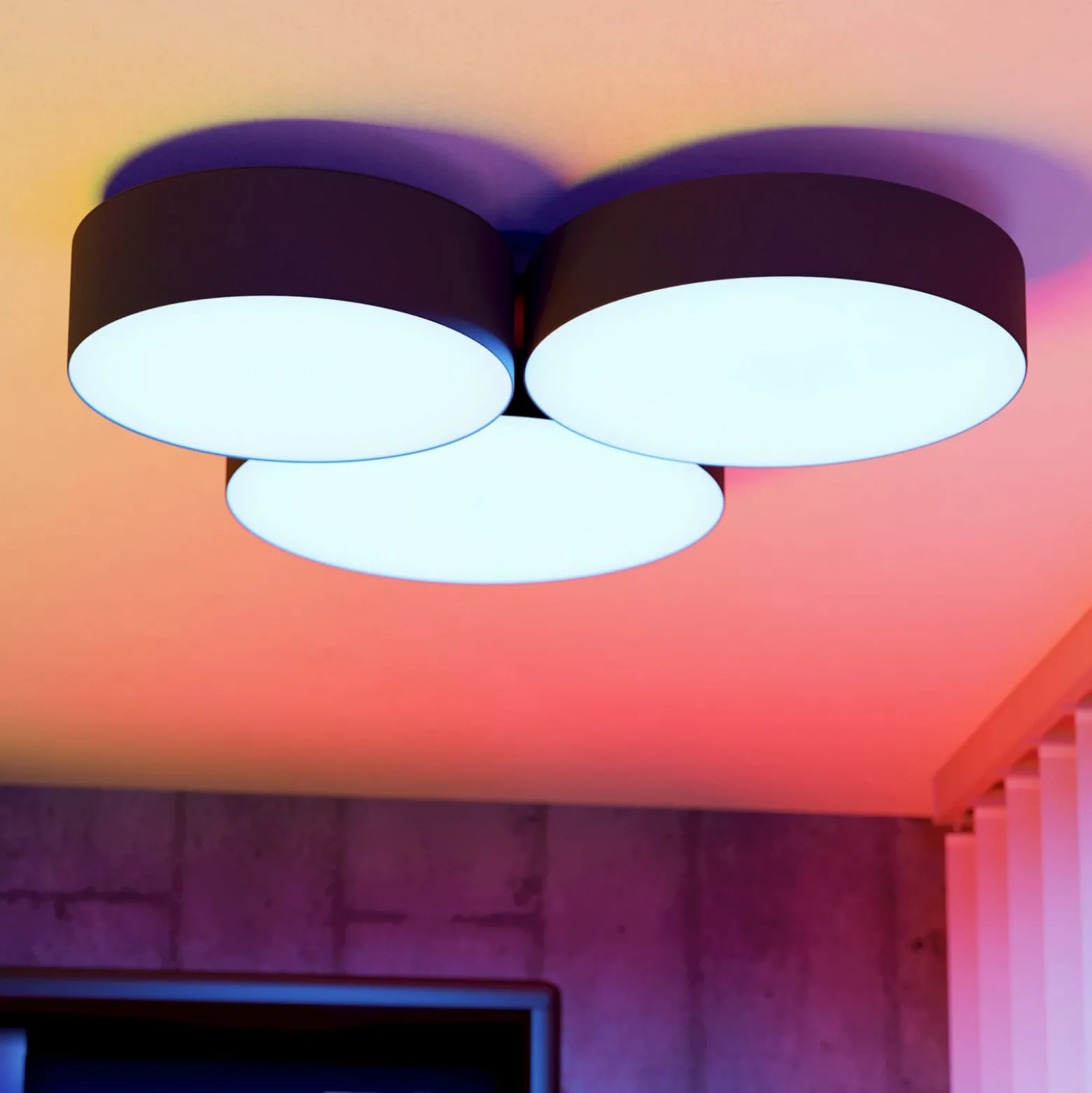 EGLO connect Smart LED-kattovalaisin Barbano-Z, musta