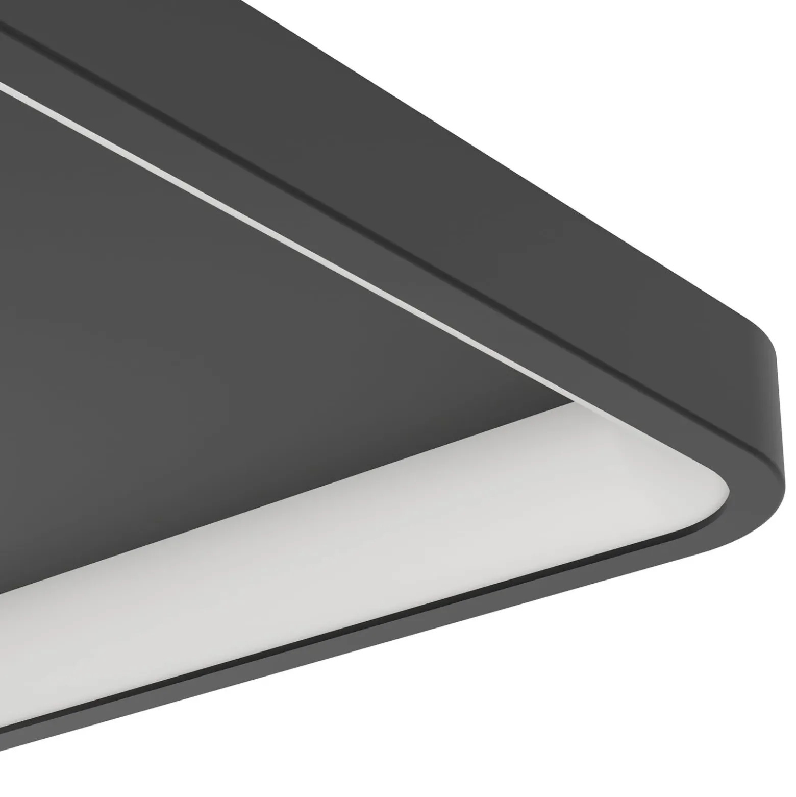 EGLO connect Smart LED-kattovalaisin Loretello-Z, kulmikas, musta