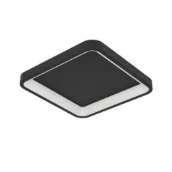 EGLO connect Smart LED-kattovalaisin Loretello-Z, kulmikas, musta