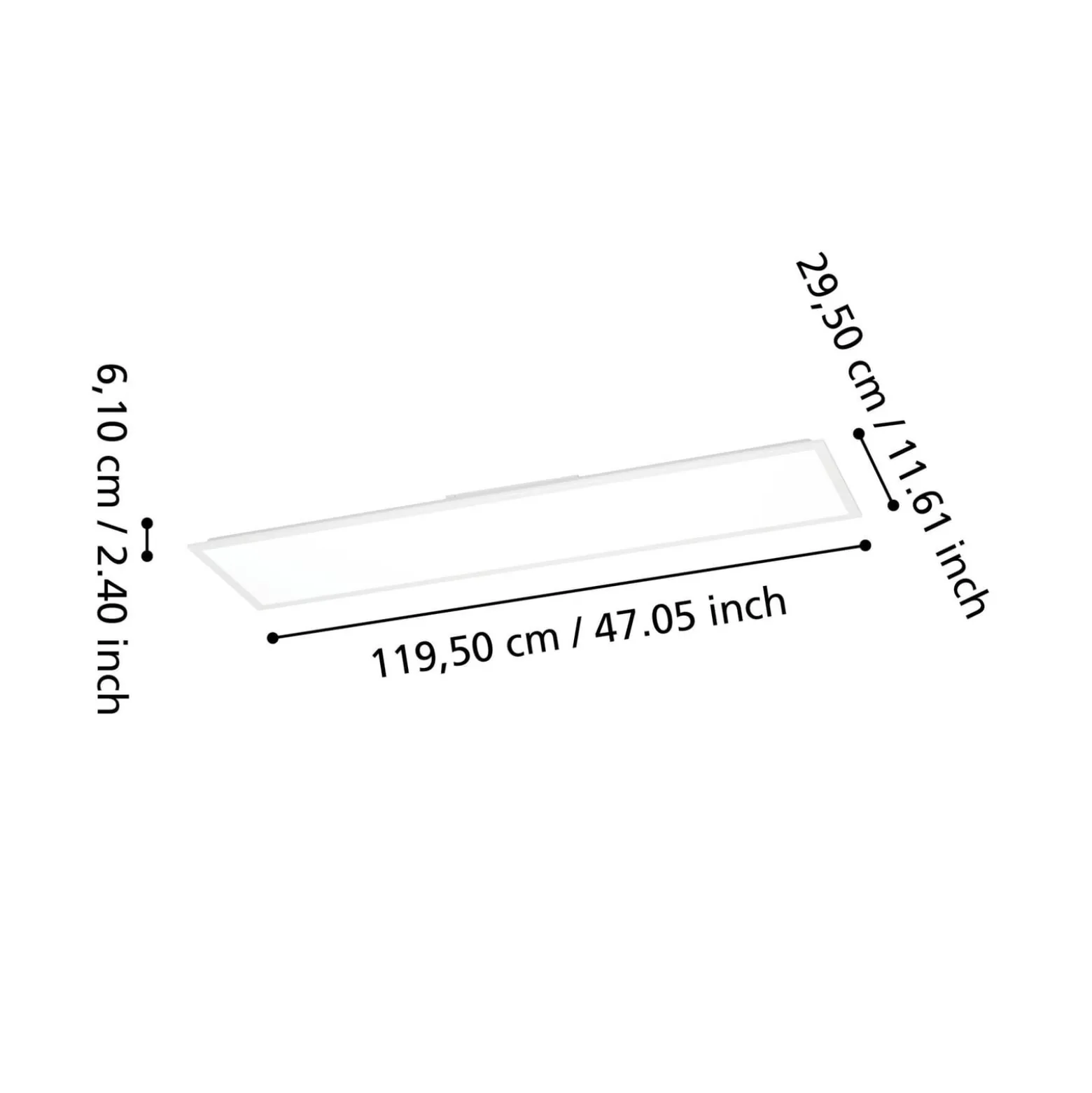 EGLO connect Smart-LED-kattovalaisin Moradillo-Z, valkoinen, 29 cm