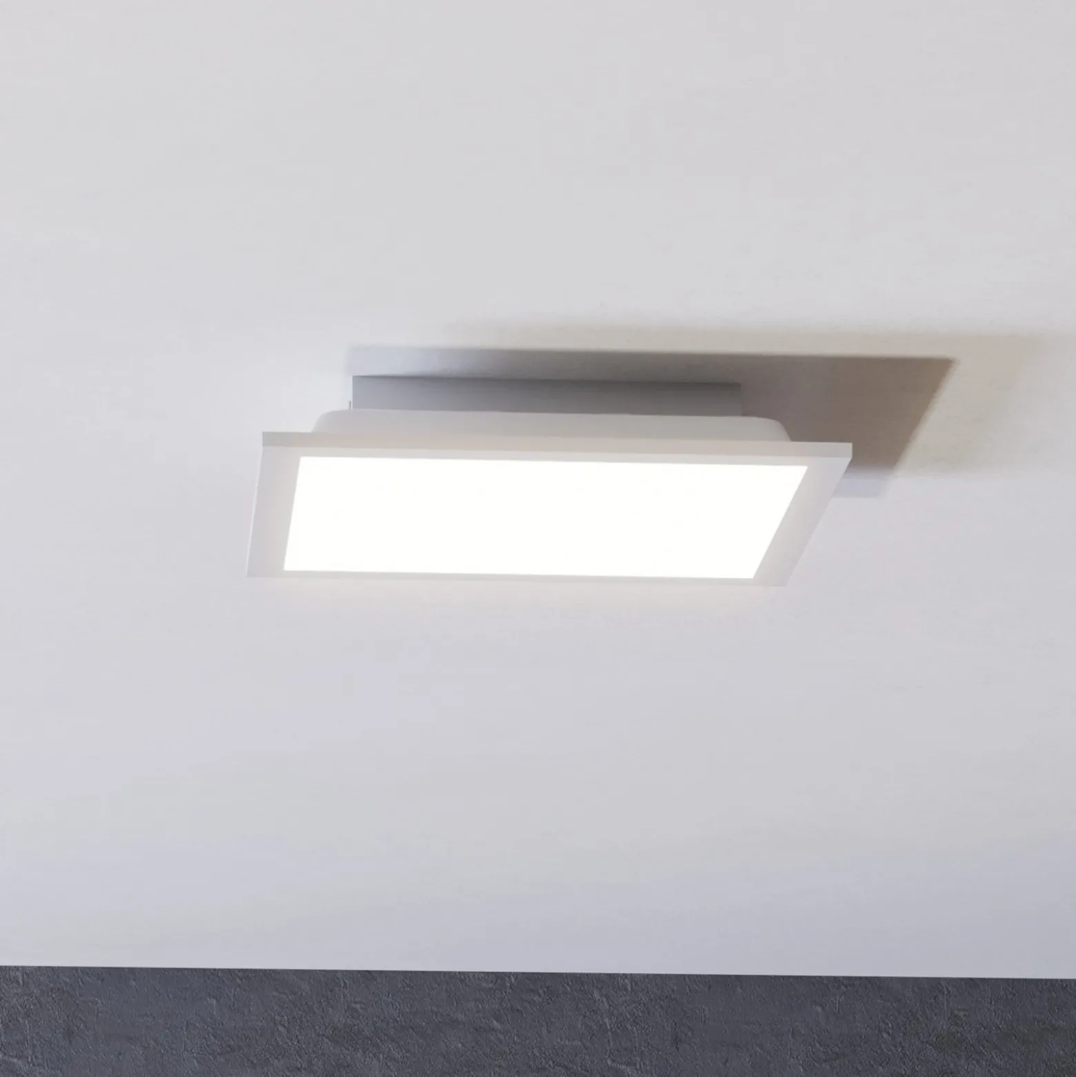EGLO connect Smart-LED-kattovalaisin Moradillo-Z, valkoinen, 29 cm
