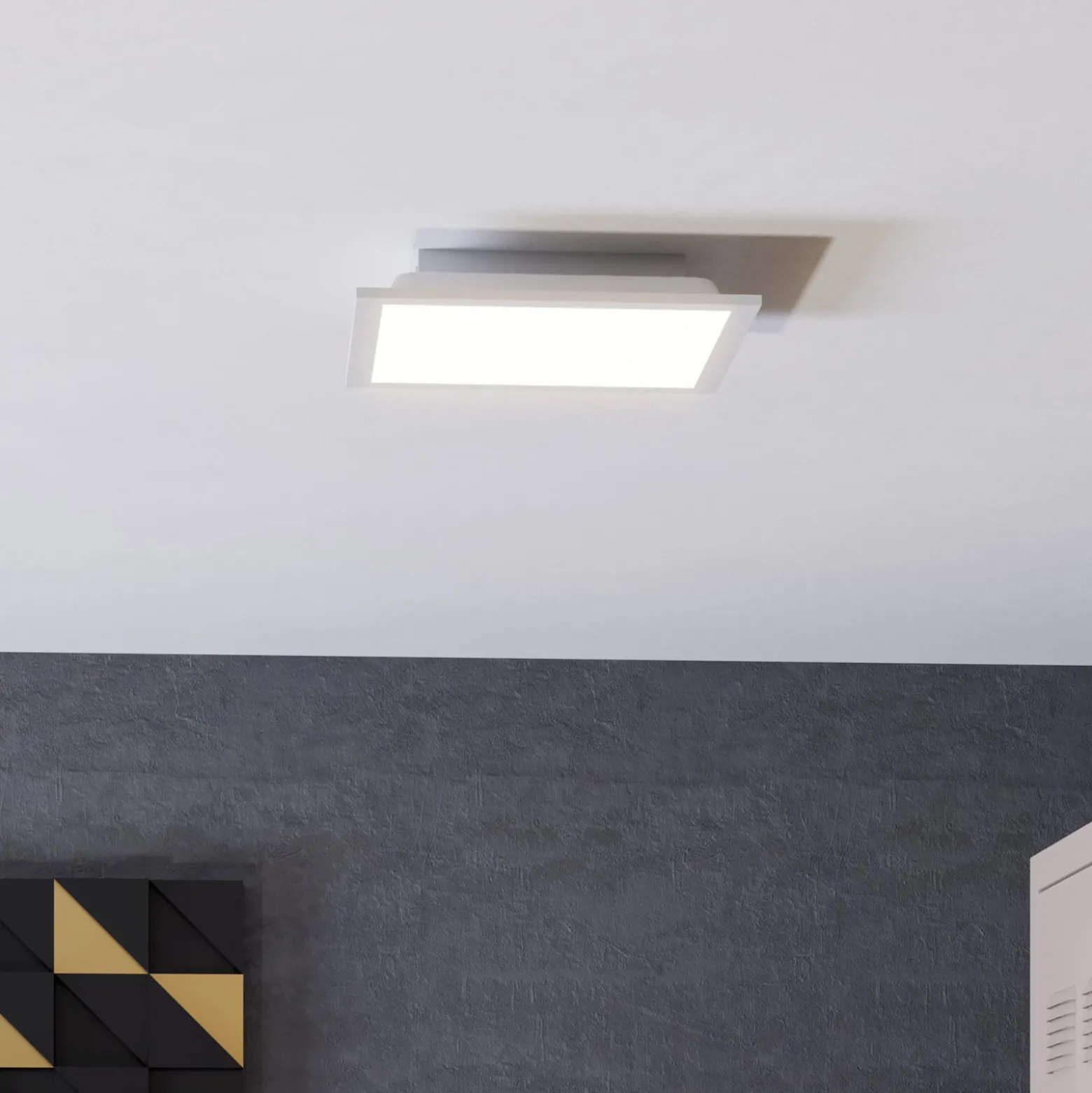 EGLO connect Smart-LED-kattovalaisin Moradillo-Z, valkoinen, 29 cm