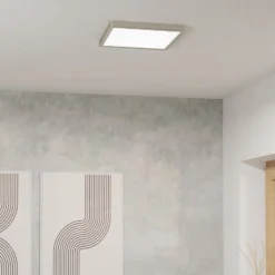 EGLO connect Smart-LED-pinta-asennettava valaisin Fueva 6-Z, harmaa, 29 cm