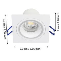 EGLO connect Smart-LED-valaisin Carosso-Z, 9 x 9 cm, valkoinen