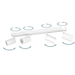 EGLO connect Telimbela-Z-kattospotti 4x, valkoinen