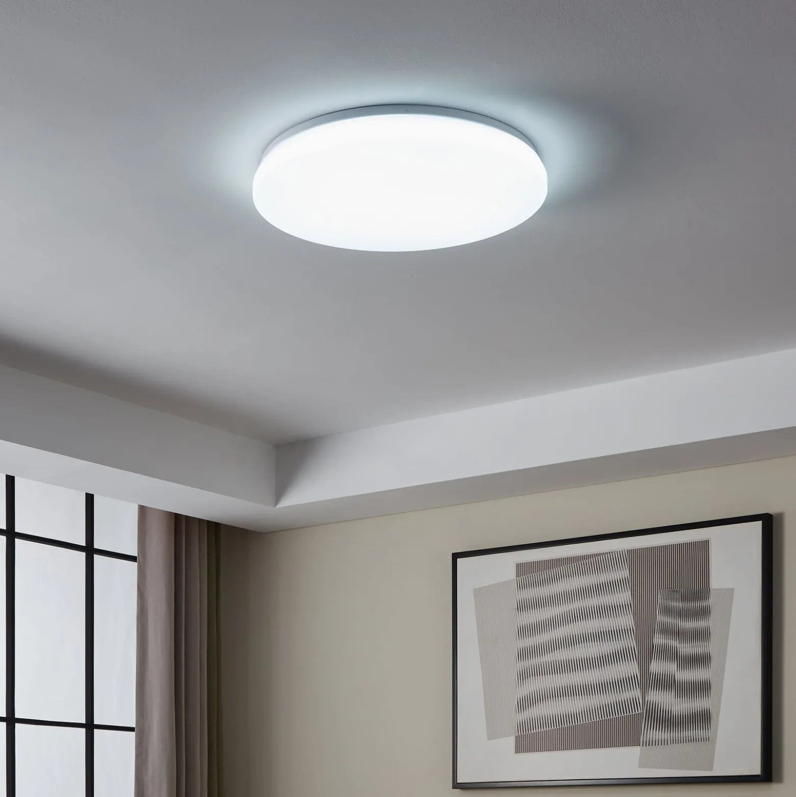 EGLO connect Totari-Z LED-kattovalaisin, valkoinen 56cm