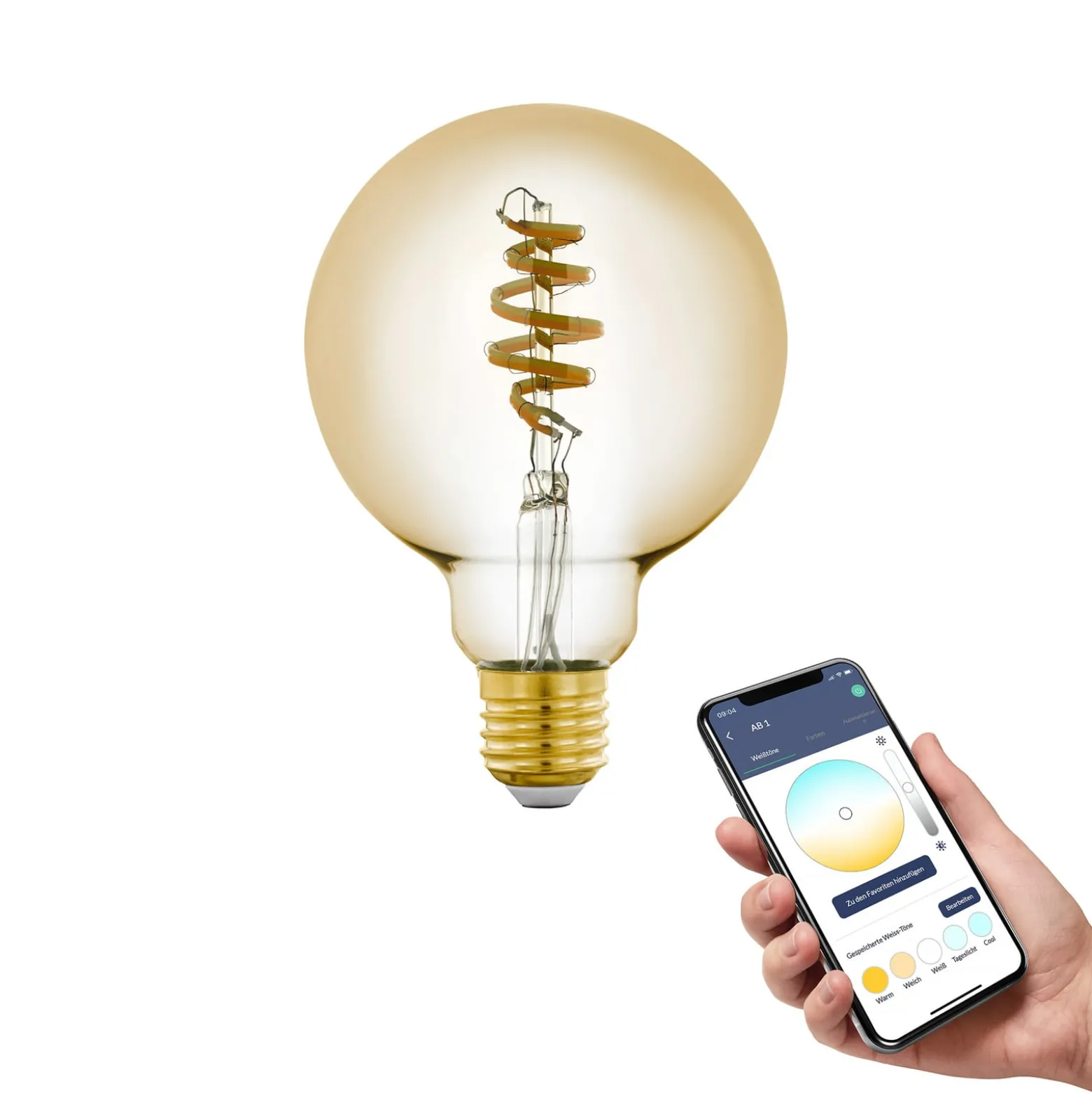 EGLO connect-z E27 G95 globe 5,5W 400lm 2200-6500K