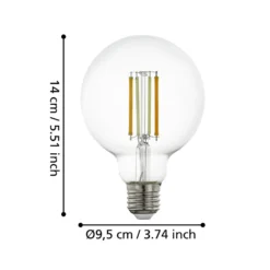 EGLO connect-z E27 G95 globe 6W 806lm 2200-6500K
