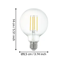 EGLO connect-z E27 G95 LED-globe 6W 806lm 2700K