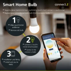EGLO connect-z E14 P45 LED-lamppu 5W 470lm RGBW