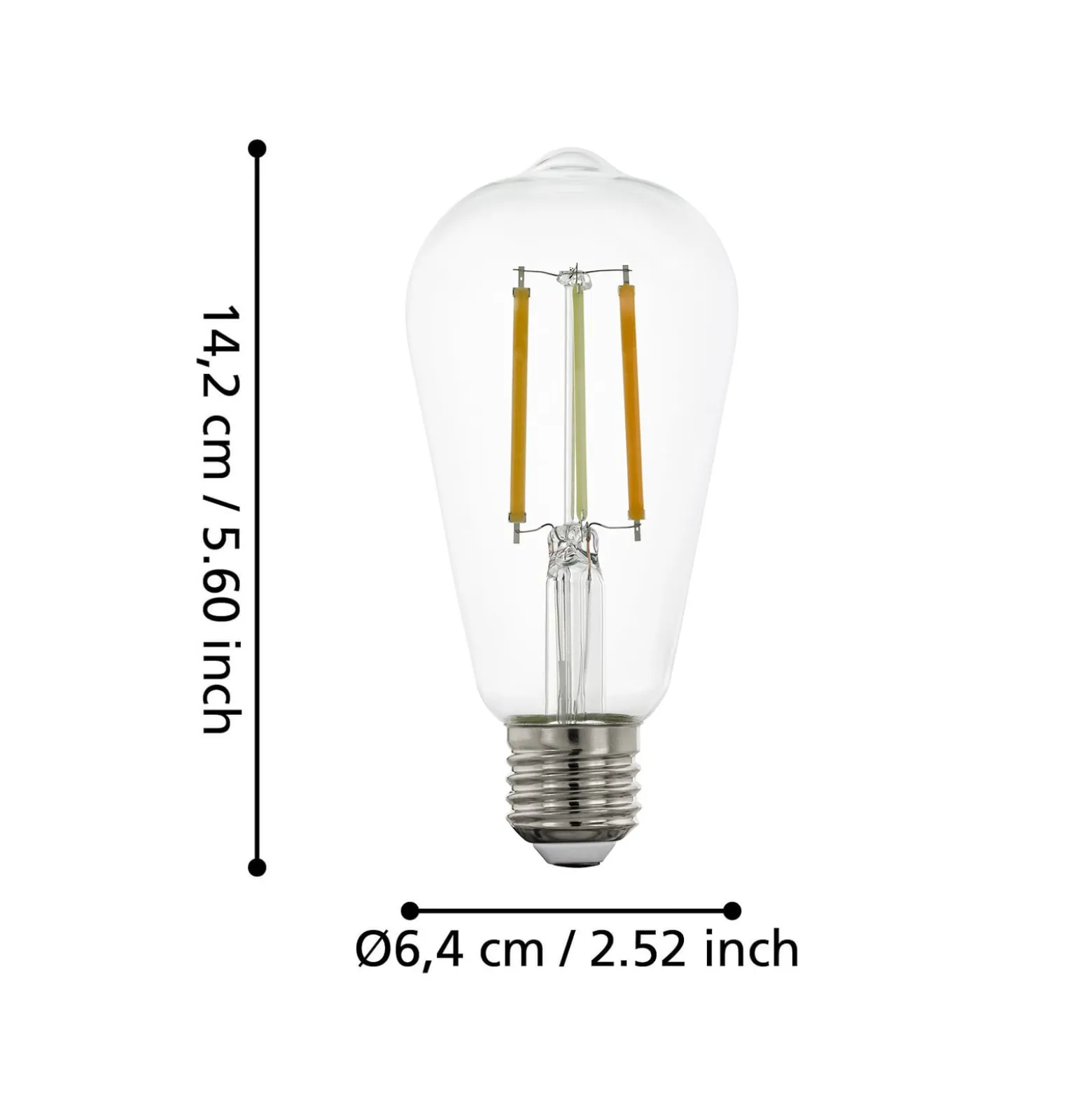 EGLO connect-z E27 ST64 lamppu 6W 806lm 2200-6500K