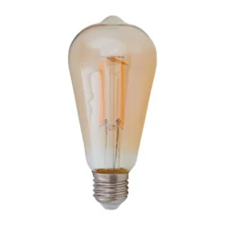 E27 LED maalaismainen lamppu 6W 500lm keltainen 1,800K 3 kpl sarja