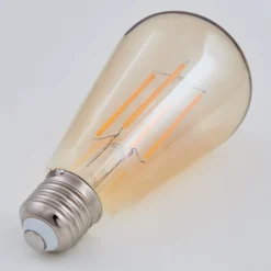 E27 LED maalaismainen lamppu 6W 500lm keltainen 1,800K 3 kpl sarja