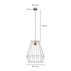 Envostar Finan riippuvalaisin, 1-valo, Ø 41cm