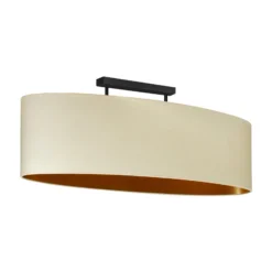 Envostar kattovalaisin Idun light beige 80cm luonnollinen materiaali