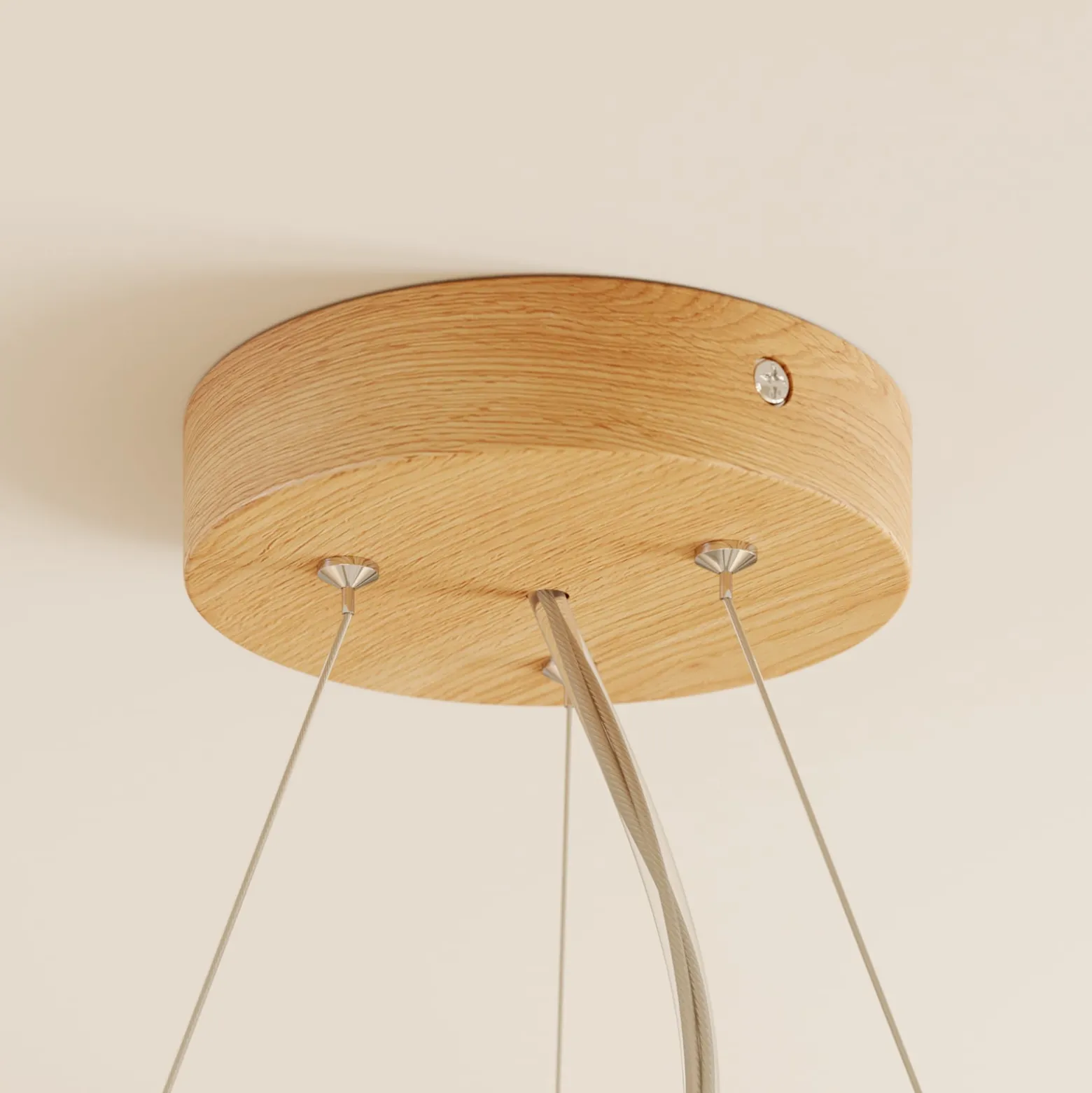 Envostar-riippuvalaisin Kerio, Ø 47 cm, tammipuu