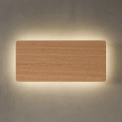 Envostar Tavola seinävalaisin, tammipuu, 35x16cm