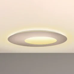 Escale Blade Open LED-seinävalaisin taupe Ø 79 cm