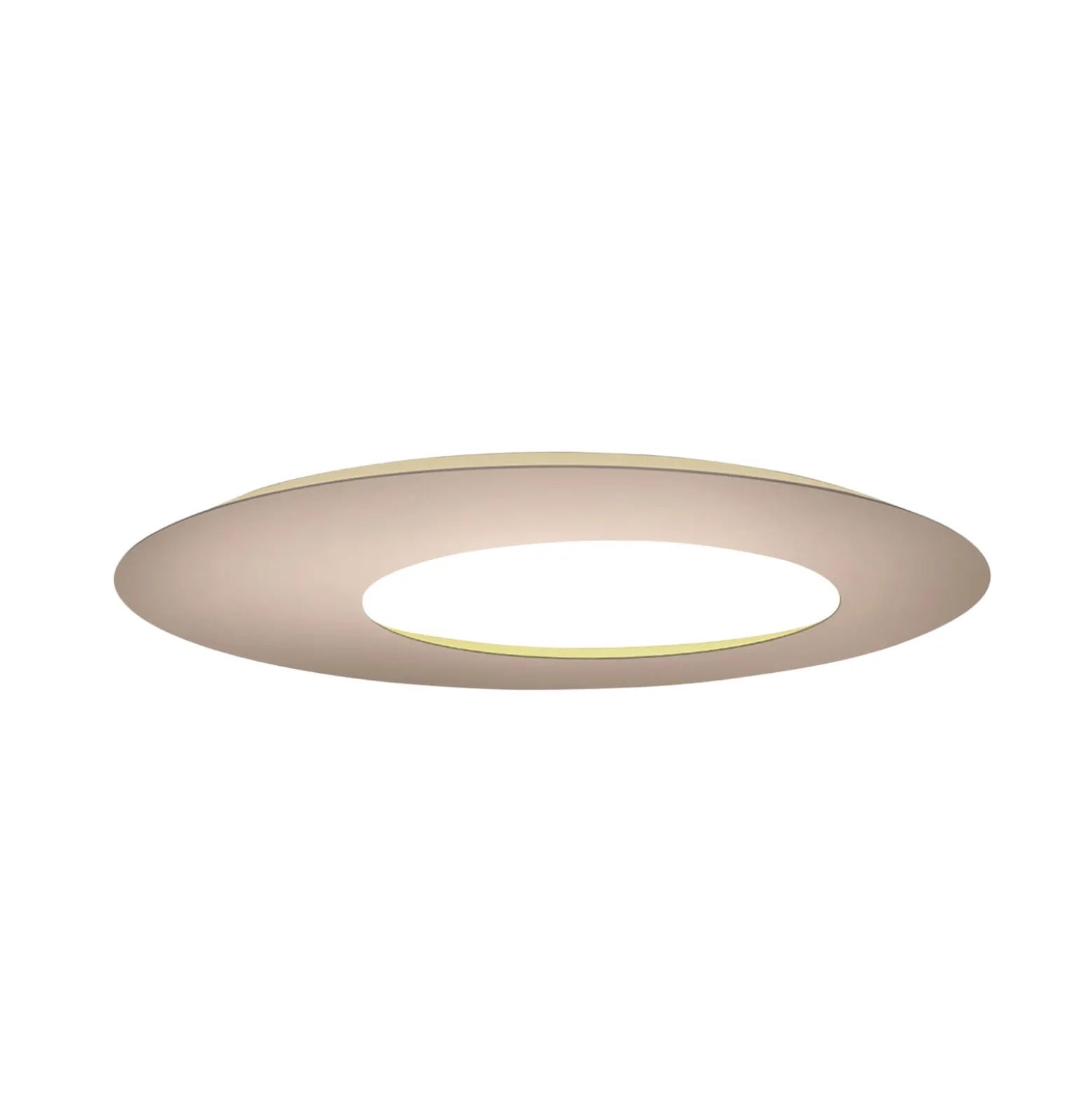Escale Blade Open LED-seinävalaisin taupe Ø 79 cm
