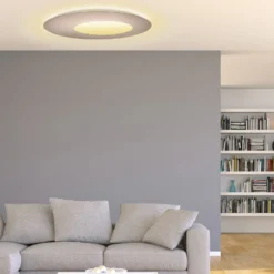 Escale Blade Open LED-seinävalaisin taupe Ø 79 cm