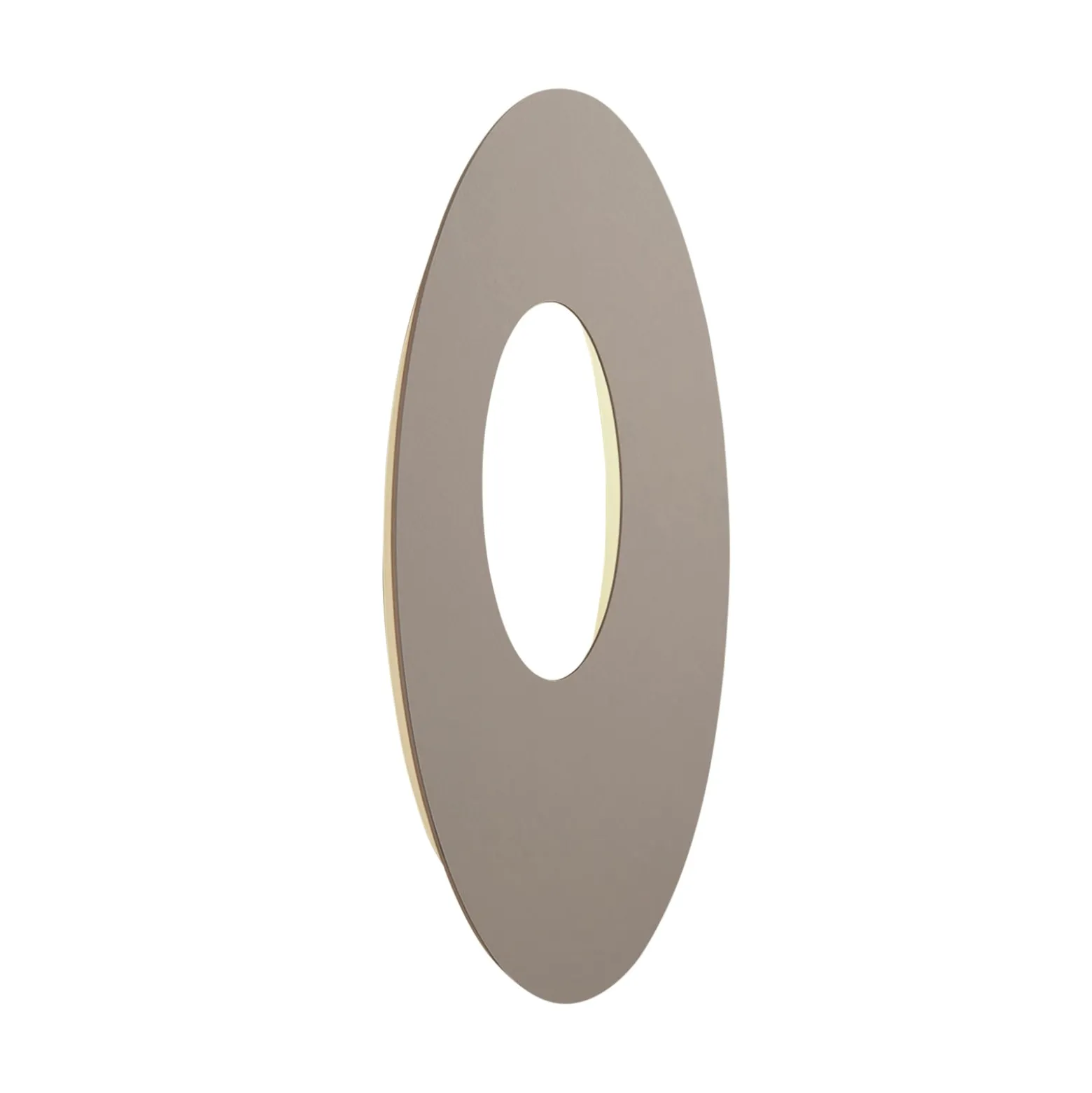 Escale Blade Open LED-seinävalaisin taupe Ø 59 cm