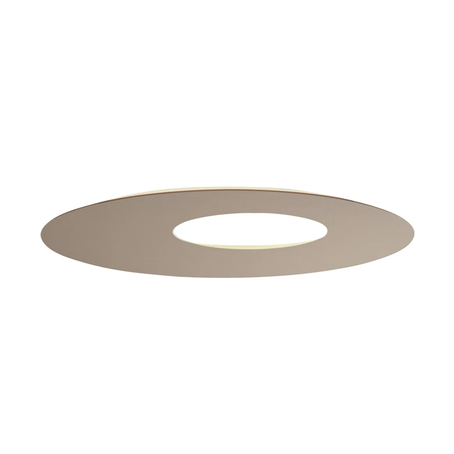 Escale Blade Open LED-seinävalaisin taupe Ø 59 cm