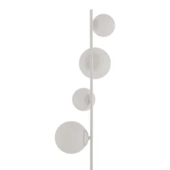 Etno LP4 lattiavalaisin, valkoinen, lasi/teräs, korkeus 140 cm, G9