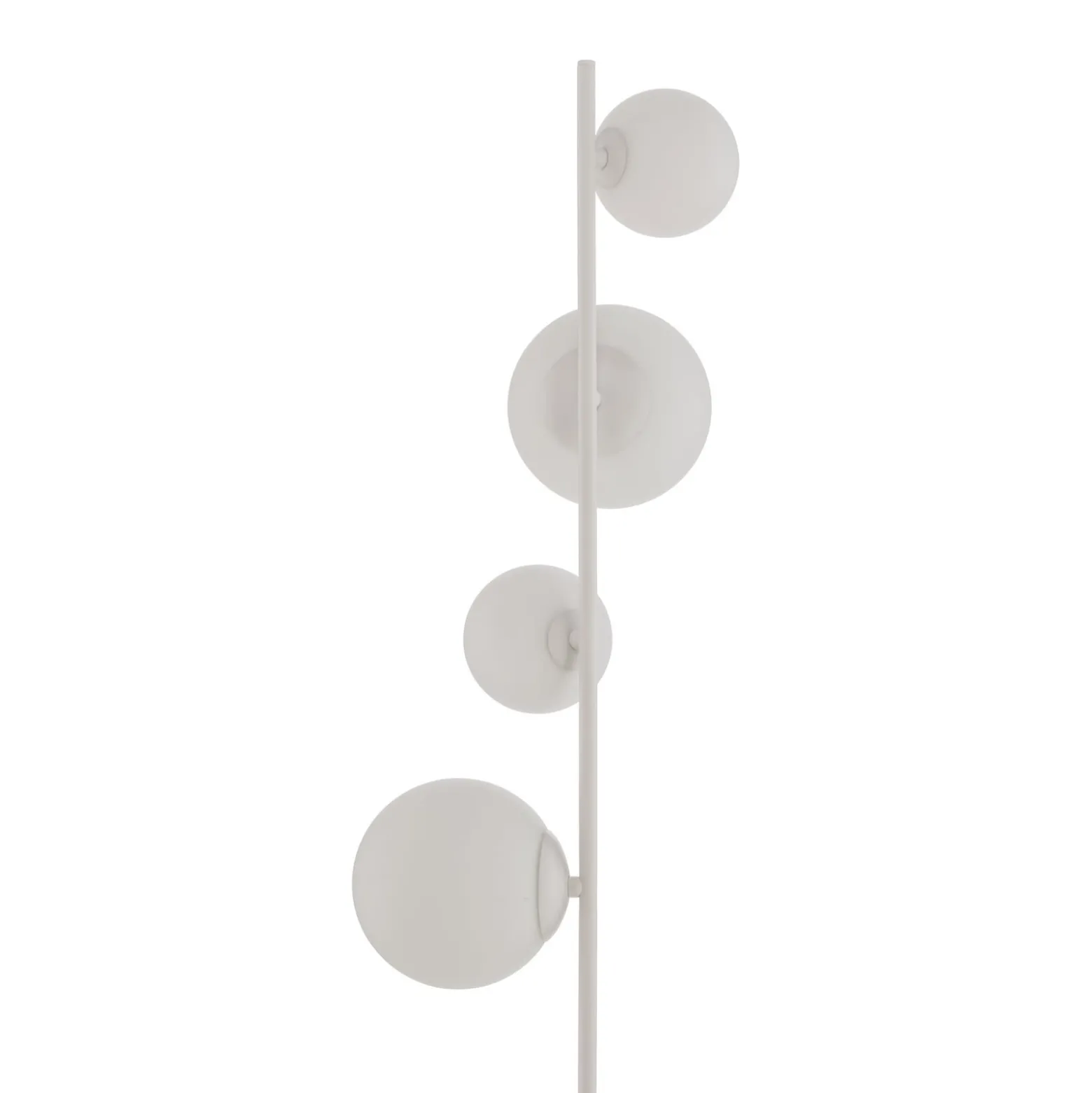 Etno LP4 lattiavalaisin, valkoinen, lasi/teräs, korkeus 140 cm, G9