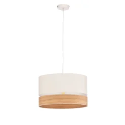 Euluna Levo riippuvalaisin, Ø 40 cm, saarni/ecru