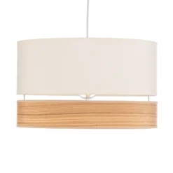Euluna Levo riippuvalaisin, Ø 40 cm, saarni/ecru
