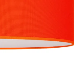 Euluna rullahuopa, kangassävy oranssi, Ø 50 cm