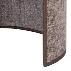 Euluna seinävalaisin Celine, cappuccino, chenille-kangas, 24 cm