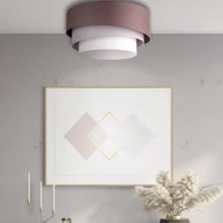 Euluna Trio Max peitto, Ø60cm, cappuccino/ecru/harmaa