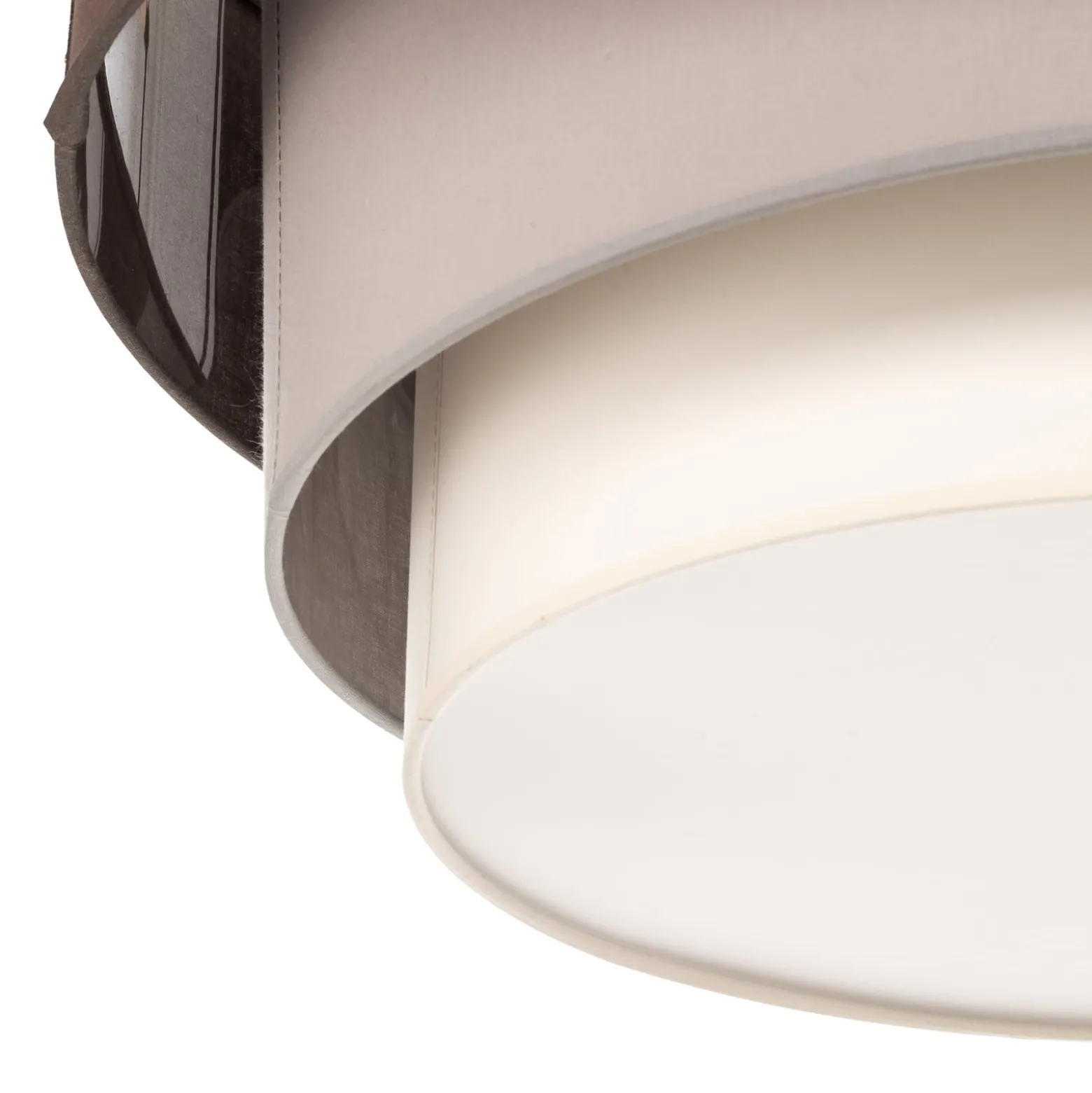 Euluna Trio Max peitto, Ø60cm, cappuccino/ecru/harmaa