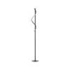 Eunice LED-lattiavalaisin, korkeus 150 cm, musta, metallia