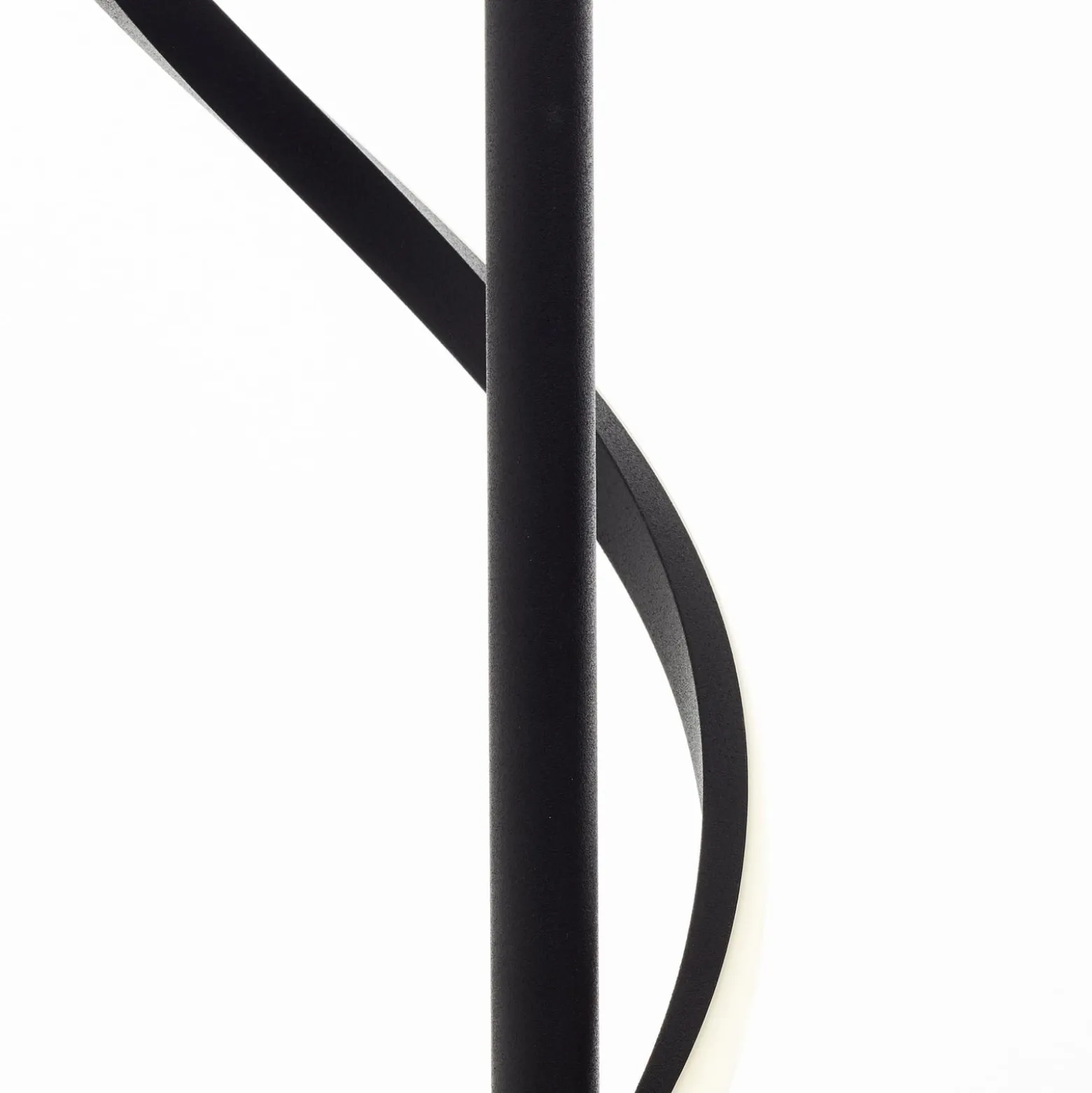 Eunice LED-lattiavalaisin, korkeus 150 cm, musta, metallia
