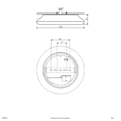 EVN Catino LED-kattovalaisin, CCT, 30 cm