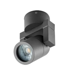 EVN 635015 -kattokohdevalo IP54 pyöreä antrasiitti