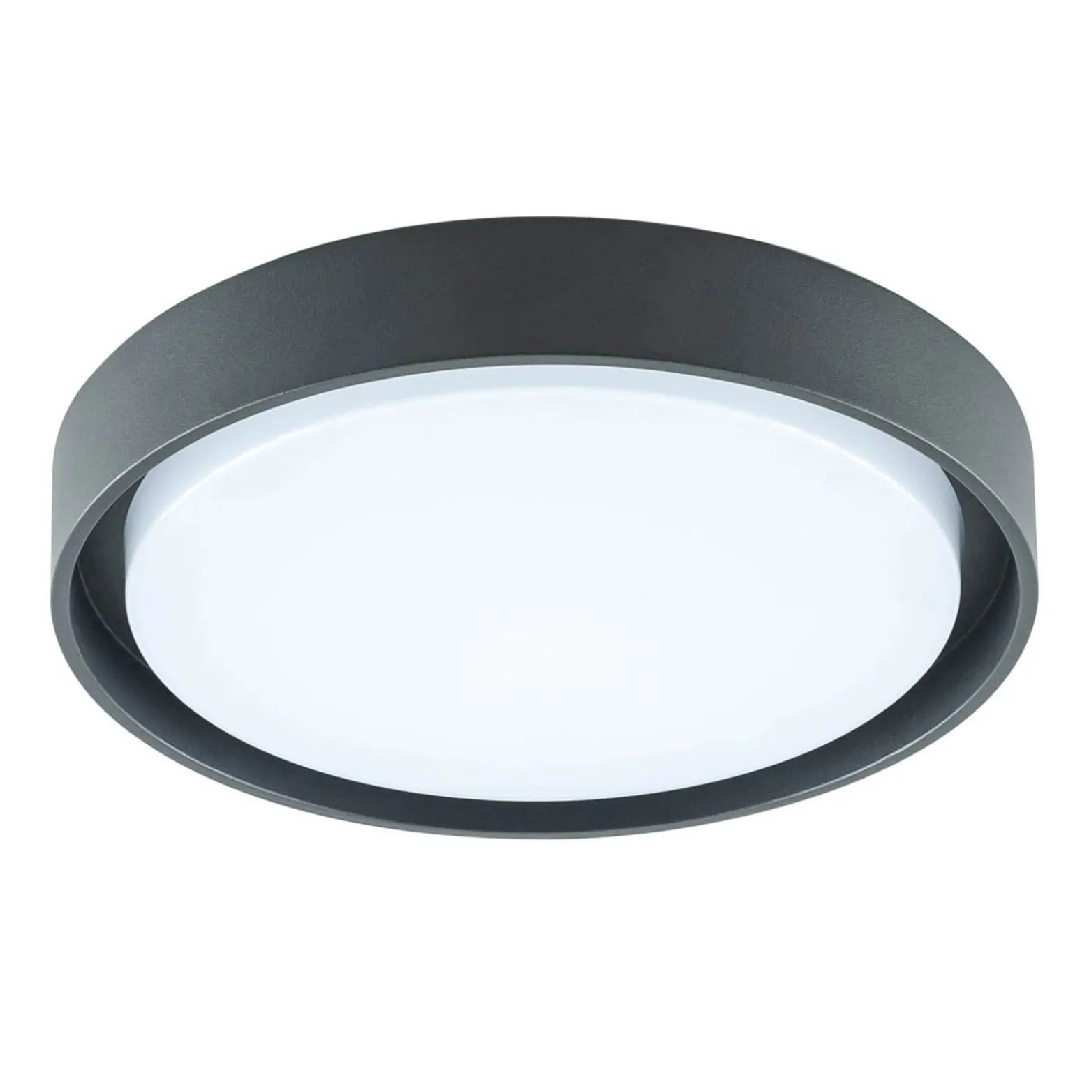 EVN LED ulkokattovalaisin Tectum, antrasiitti, Ø 25 cm