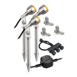 EVN P68123502-3 -LED-kohdevalaisin ulos, 3x, 3000K