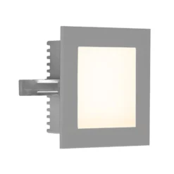 EVN P2180 LED-seinäuppovalaisin, 3 000 K, hopea