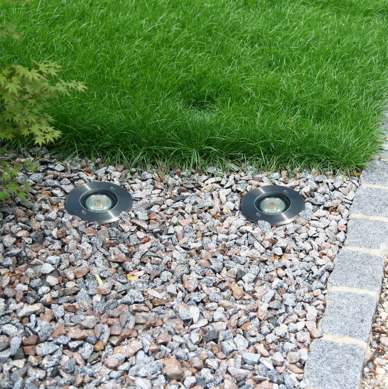 EVN Talpa lattiauppovalaisin GU10 ruostumaton teräs pyöreä
