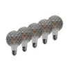 E27 3,8W LED-lamppu G95 918 kuvioitu savu 5 kpl