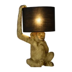 Extravaganza Chimp-pöytävalaisin, kulta/musta