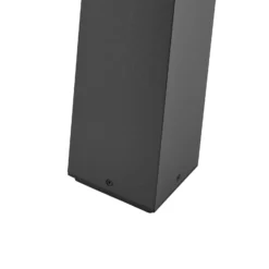 Facado II polkuvalaisin, korkeus 100 cm, kulmikas, tummanharmaa/opali