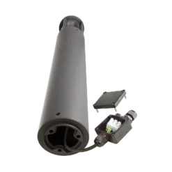 Facado II pylväsvalaisin, korkeus 65 cm, harmaa/savu, Ø 11 cm, IP65