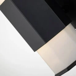 Facet Single kylpyh. LED-seinälamppu 3000K musta