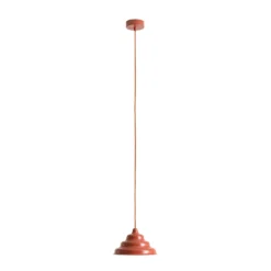 Fala-riippuvalaisin, punainen, Ø 23 cm, lasi