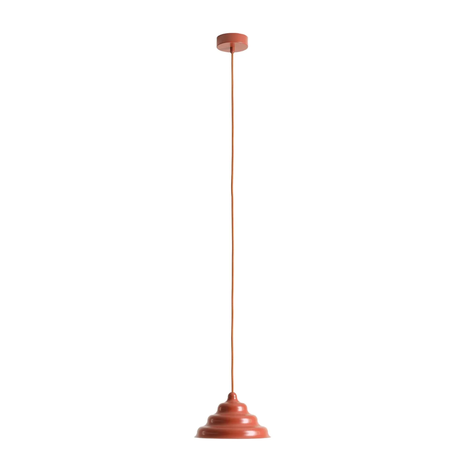 Fala-riippuvalaisin, punainen, Ø 23 cm, lasi